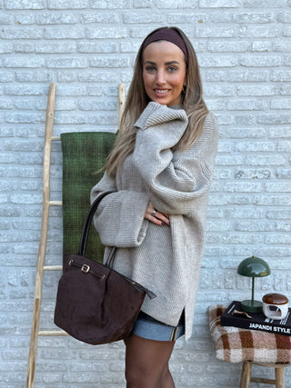 Soft Latte Knit / Taupe