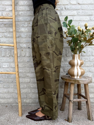 Army Wide Leg Pants / Khaki