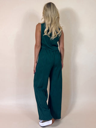 PRE-ORDER Trousers and Top Set / Dark Green