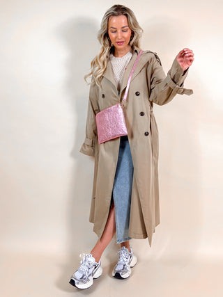 Classic Button Trenchcoat / Camel