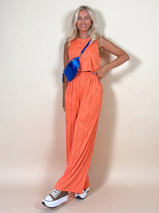 Trousers and Top Set / Orange