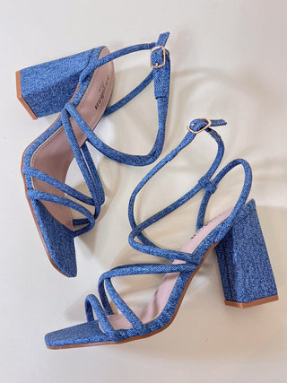 Denim Sandals / Blue