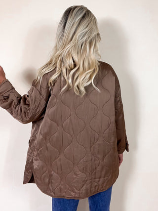 Quilted Jacket / Light Brown