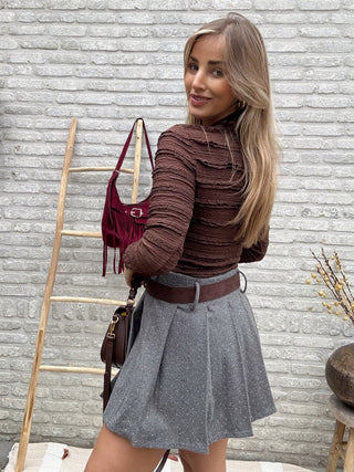 Lace Detail Body / Brown